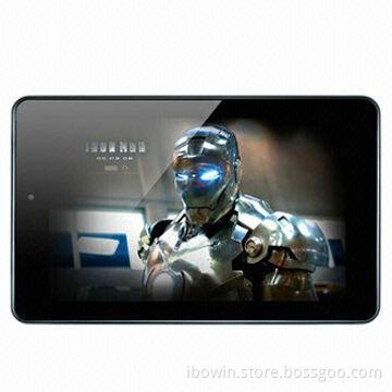 7-inch Slim Android Tablet PC with Capacitive Touch Screen/3,000mAh Battery/Wi-Fi/1.3MP Camera